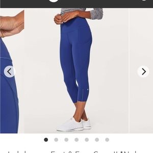 Lululemon FAST & FREE CROP II *NULUX 19"
COLOUR: PSYCHIC
SIZE 4